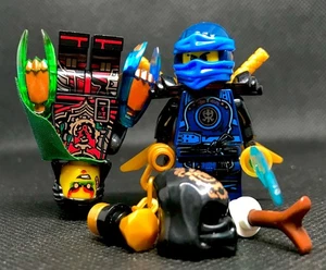 © NINJAGO WORLD MINIFIGURES  MOC KRUX ACRONIX  + JAY NINJA THUNDER HANDS OF TIME - Imagen 1 de 9