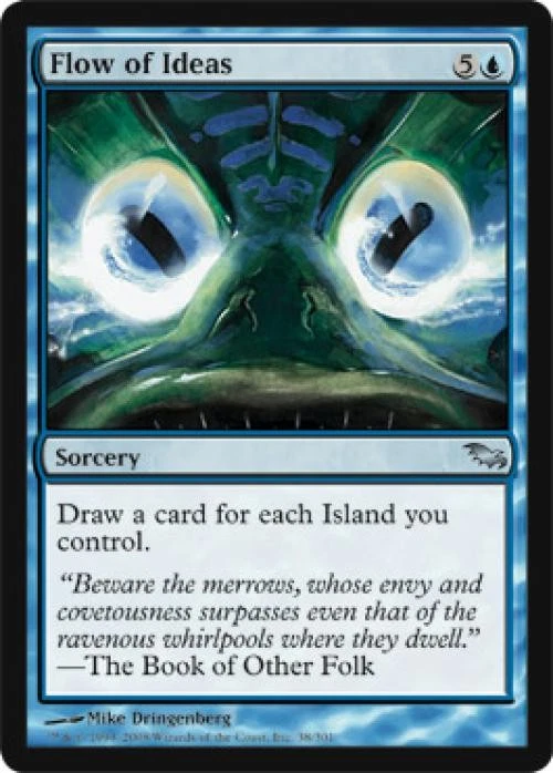 Flow of Ideas - Light Play MTG Shadowmoor - Image 1 of 1