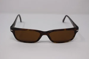 Gafas de sol Persol vintage 2576-S 51-17 140 tortuga hechas en Italia rectangulares - Imagen 1 de 5