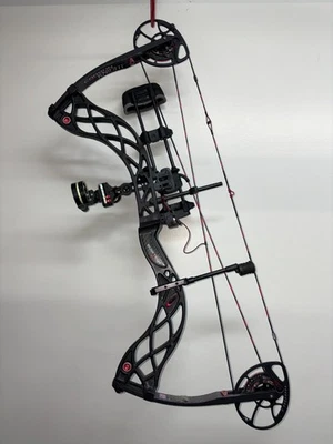 Used Bowtech Carbon Knight - Right Hand - 60lbs - 26.5"-30.5" - Black - Image 1 of 4
