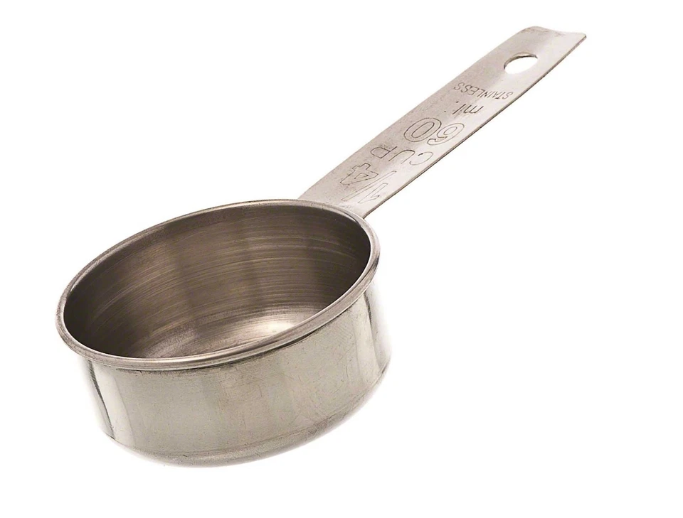 Browne Foodservice 1/4 taza taza taza medidora de acero inoxidable Foto 1 de 1