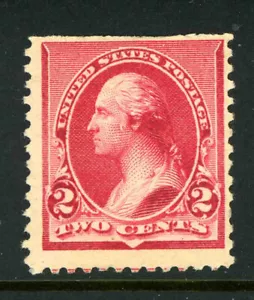 Francobollo USA #220 2Cc banconota piccola Washington MNG 4C16 45 - Foto 1 di 2
