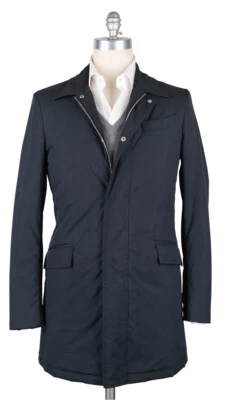 Chaqueta lisa Luigi Borrelli azul marino - 40/50 - (OW01114G00170) Foto 1 de 4