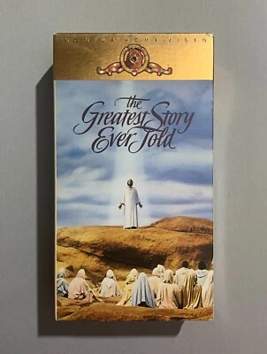 The Greatest Story Ever Told (VHS, 1965) - Max von Sydow & Charlton Heston - Image 1 of 4