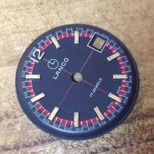Vintage LANCO Watch Dial - Measures Approximately 27.3 mm - - Picture 1 of 3