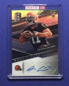 2018 Panini Spectra Antonio Callaway #165/199 Rookie Auto Sealed Redemption Card - Bild 1 von 3