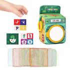 Boîte en tissus bébé avec 8 foulards colorés pour enfants jouet Montessori 1-2 ans
