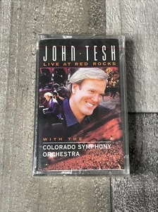 NOS Sealed John Tesh Colorado Symphony Orchestra Live at Red Rocks Cassette Tape - Picture 1 of 3