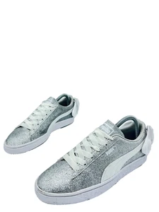 Puma Basket Zapatillas Deportivas Gris Brillante Mujeres T.38,5 US.6,5 UK.5,5 - Imagen 1 de 4