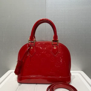 Louis Vuitton Vernis Alma BB Red Leather - Picture 1 of 16
