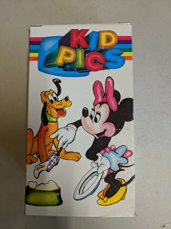 Disney Collection Cartoons Amvest Video 1988 Kids Pics Mickey VHS 3 Pack ~ #186 - Image 1 of 1