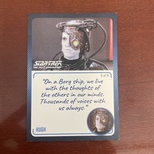 Star Trek TNG Archives & Inscriptions card #54 Hugh Borg Variation 5 out of 9