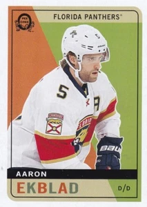 AARON EKBLAD 2017-18 17-18 OPC O-PEE-CHEE RETRO ESPALDA EN BLANCO SSP FLORIDA - Imagen 1 de 2