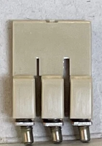 Weidmuller 1053760000 Terminal Block Jumper WQV 2.5/3 Box of 40 BEIGE - Picture 1 of 4