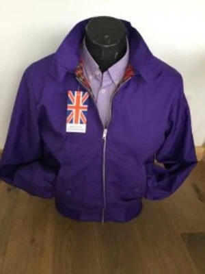 Purple Harrington jacket, made in UK. L, 2XL, 3XL, 4XL  5XL available. Brand New - Image 1 of 2