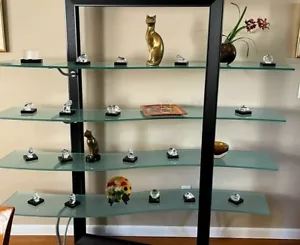 STEUBEN Hand Coolers Multiple Pieces Very Rare Mint Marble Display Stand Signed - Picture 1 of 75