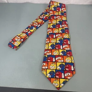 2011 M&Ms Tie Mens Classic Designer Multicolor Necktie - Picture 1 of 5