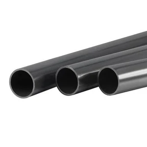 3pcs PVC Pipe 36mm ID x 40mm OD 0.5m Rigid Water Pipe Drain Pipe Black - Picture 1 of 6