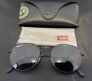 Ray Ban Jack Black Irregular Unisex Polarized Sunglasses RB3565 002/48 53 w/Case - Picture 1 of 12