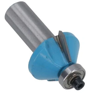 TCT 45 Degree Bearing Guided Chamfer Router Bit 30mm D Cutter 1/2" Shank - Picture 1 of 5