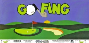 ⛳️HUGE EK Success Overalls SCRAPBOOK Borders GOLFING 12 x 6" ⛳️ - Picture 1 of 1