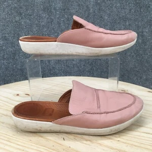Zapatos FitFlop para mujer 6 Serene Mules sin cordones planos cómodos rosa imitación cuero - Imagen 1 de 16