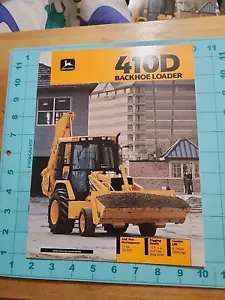 1991 JOHN DEERE 410D Backhoe Loader Brochure - Picture 1 of 6