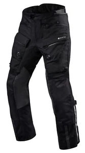 PANTALONI MOTO REV'IT DEFENDER 3 GTX GORE TEX H2O BLACK NERO TG XL - Picture 1 of 2