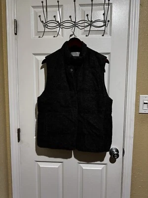 Vince Men's Quilted Wool-Blend Down Vest size Medium Foto 1 de 4