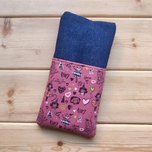 HANDYTASCHE HANDYKETTE handysocke STOFF HANDMADE Band FÜR SAMSUNG GALAXY S23+ - Bild 1 von 6