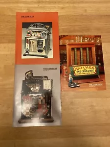The Coin Slot Winter 1988-89, Spring 1989, Summer 1989. 3 Catalogs - Picture 1 of 4