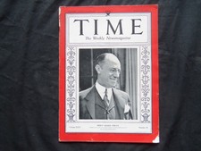 1933 OCTOBER 16 TIME MAGAZINE - PERCY SELDEN STAUS - T 392