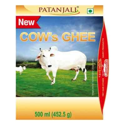 Patanjali Pure Natural Indian Cow's Ghee Best Ghee Pack Of  500 ML - Image 1 of 4