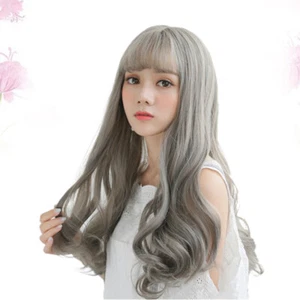 Costume Party Fringe Wig Girls Hair Cover Extensions Wigs Fluffy Full Wigs - Picture 1 of 11