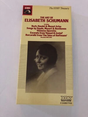 New Boxed Elisabeth Schumann EMI 2 Cassette Tape Set - Image 1 of 4