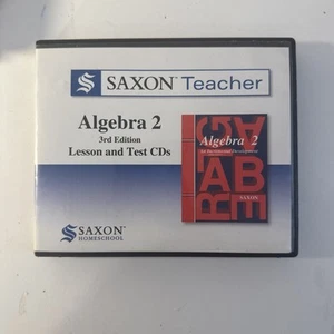 saxon teacher Algebra 2 (3rd edition) lesson and test CDs - Picture 1 of 3