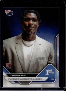 Cam Ward 2025 Topps Now #D-1 RC - Bild 1 von 2