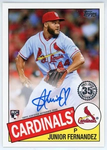 2020 Topps '85 Topps Autographs #85AJFE Junior Fernandez St. Louis Cardinals - Picture 1 of 2