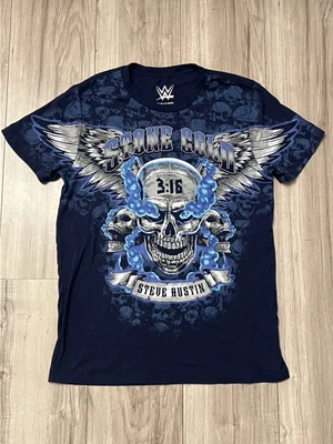 Camiseta Stone Cold Steve Austin WWE Para Hombre Mediana Foto 1 de 4