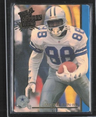 1991 Action Packed All-Madden Michael Irvin #41 Dallas Cowboys - Image 1 of 2