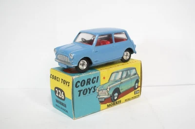 Corgi Toys Nr. 226 Morris Mini - Cooper   sky blue        mint/boxed     1:43 - Bild 1 von 4