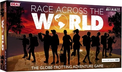 Race Across the World globe-trotting board game  BRAND NEW IN CELLOPHANE - Image 1 of 4