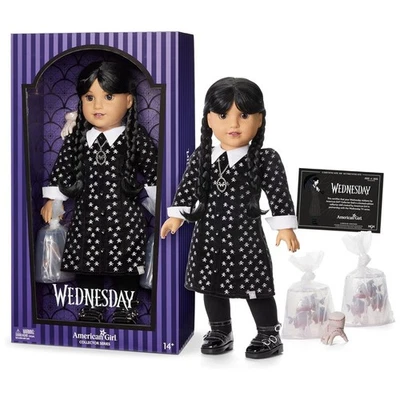 NEW American Girl 18-inch Doll Wednesday Addams Collector Doll