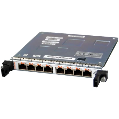 Cisco SPA-8X1FE-TX-V2 8 Port 100BASE-TX Fast Ethernet Shared port Adapter Module - Image 1 of 4