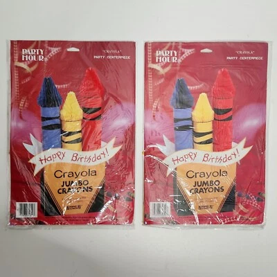 Винтажные бумажные карандаши для вечеринок на день рождения центральный элемент новые из старых запасов - Изображение 1 из 4