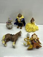 Disney Beauty And The Beast Action Figures Lot Of 5