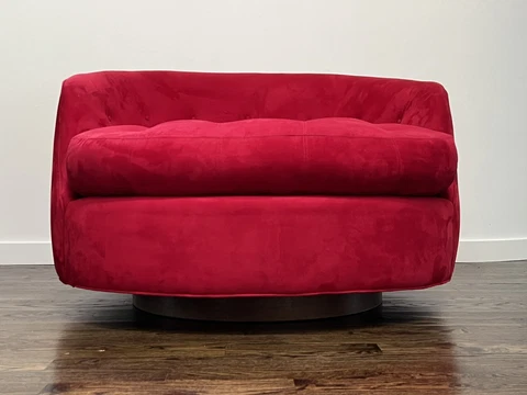 Milo Baughman for Thayer Coggin Large Swivel Tub Chair Cover