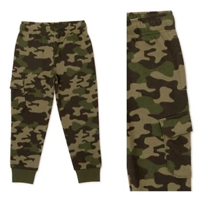 NWT 365 Kids by Garanimals Boys Camo Cargo Joggers Stylish Pocket SZ 4 - Picture 1 of 3