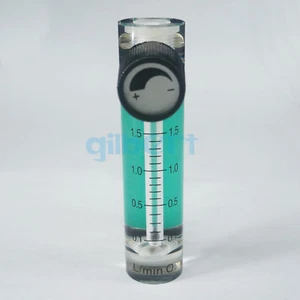 0,1-35LPM LZM-6T 8mm Schlauch Stachel Gas Luft Sauerstoff Durchflussmesser Rotameter mit Ventil - Bild 1 von 24