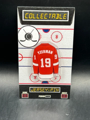 Detroit Red Wings Steve Yzerman jersey lapel pin-Classic RINK Collectable Cover